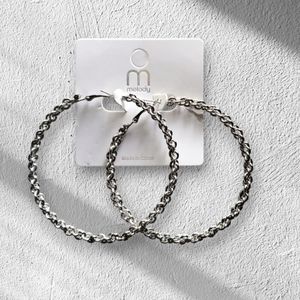 Twisted Hoop Earrings By Melody